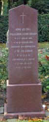 J.W.Palludan og hustrus gravsten i Varde. Foto: Paul Palludan, 2005.
