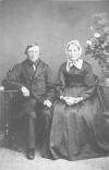 Adolph Ferdinand Christian Dieckmann og Kirsten Isaksdatter. Foto ca. 1870