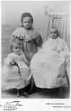 Vilhelmine og Jacob Dieckmanns 3 ældste børn. Foto ca. 1896