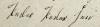 Peder Pedersen Buchs egenhændige underskrift, 1869